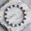 MantraMani® Aquarius Zodiac Birthstone Crystal Bracelet- 8 mm- Kumbh Rashi Crystal Bracelet