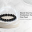 MantraMani® Éclipse Noire — Black Tourmaline Protection Bracelet