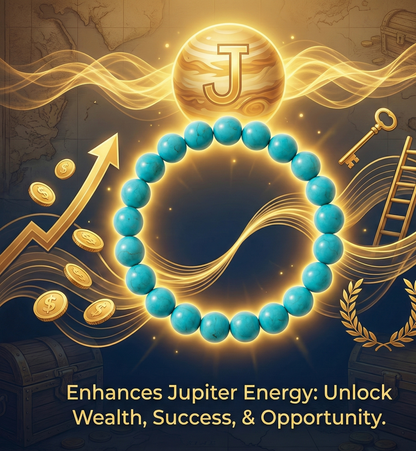 Turquoise Céleste Irani Firoza – Natural Iranian Turquoise Protection, Wealth & Health Bracelet (AAA Grade | Jupiter Energy | Evil Eye Shield)