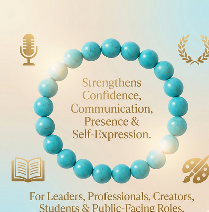 Turquoise Céleste Irani Firoza – Natural Iranian Turquoise Protection, Wealth & Health Bracelet (AAA Grade | Jupiter Energy | Evil Eye Shield)