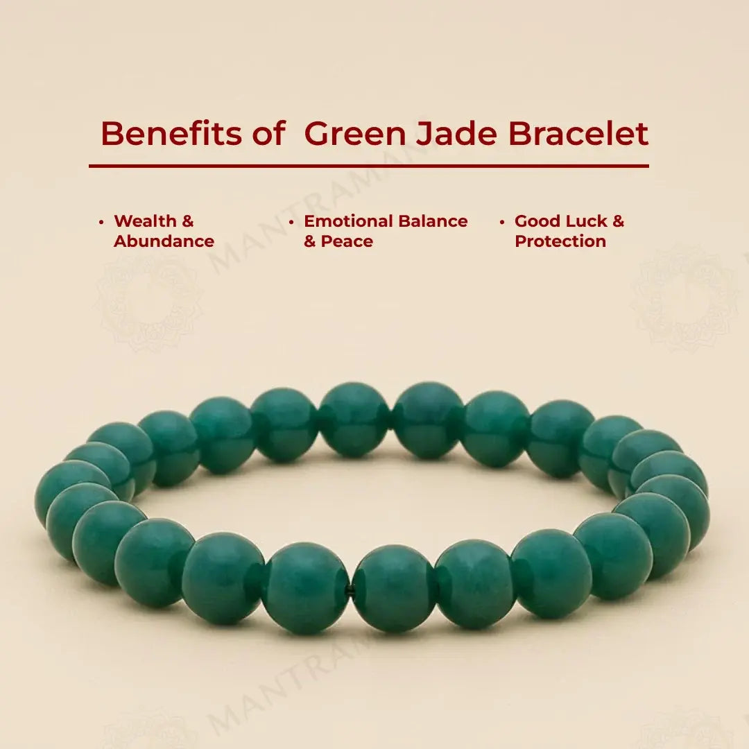 MantraMani® Jade Bracelet – Luck, Harmony & Abundance