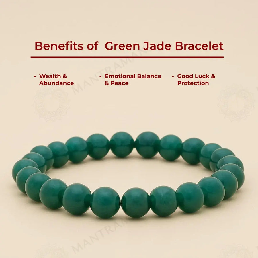 MantraMani® Jade Bracelet – Luck, Harmony & Abundance