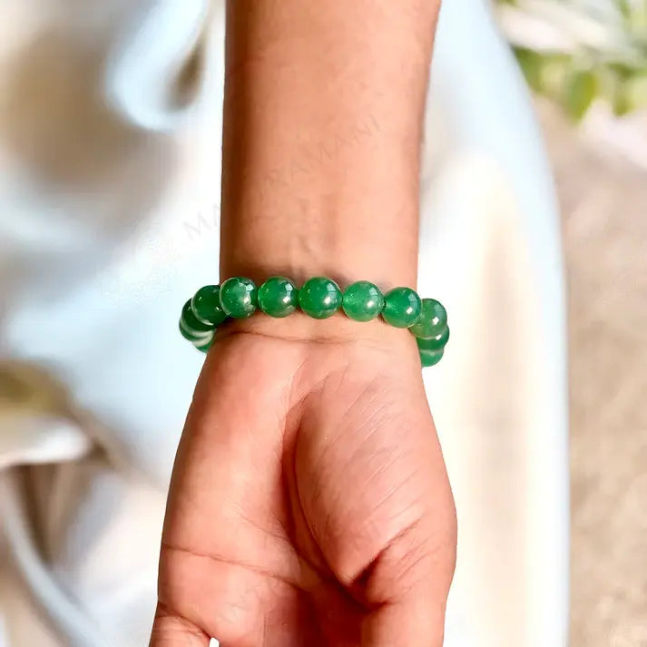 MantraMani® Jade Bracelet – Luck, Harmony & Abundance
