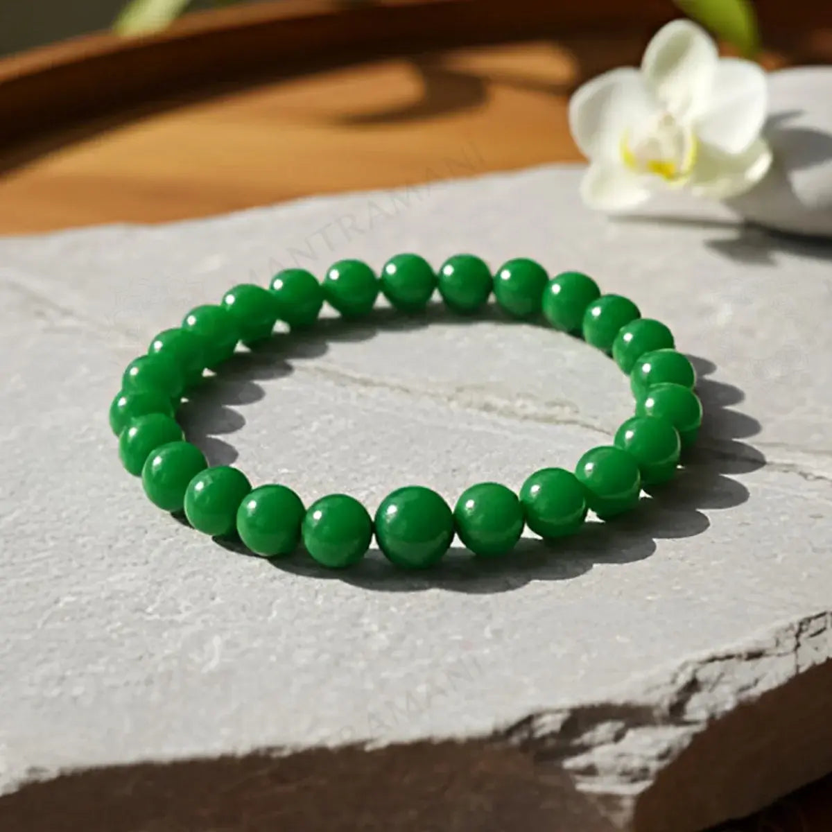 MantraMani® Jade Bracelet – Luck, Harmony & Abundance