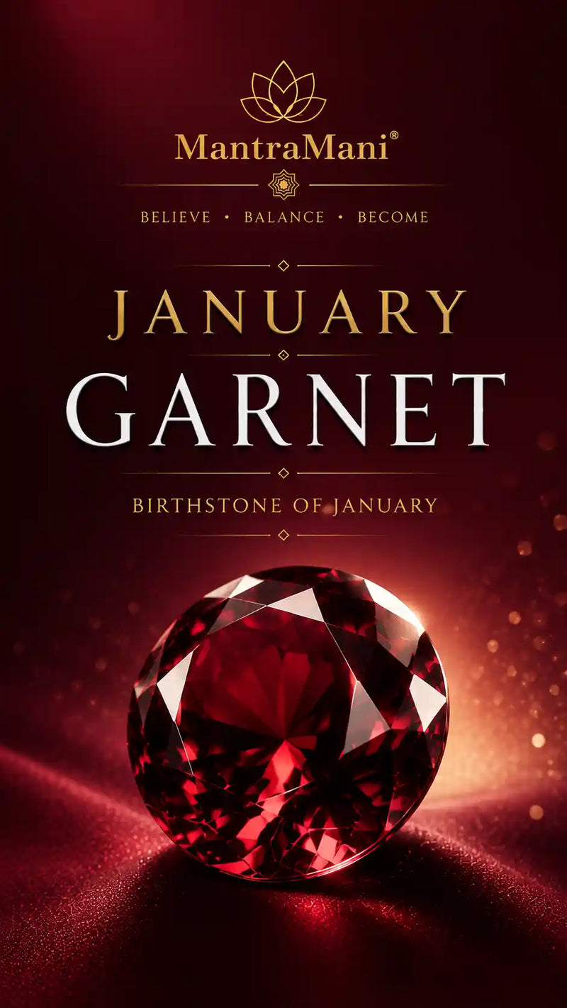 January Birthstone — Garnet Gemstone Jewelry