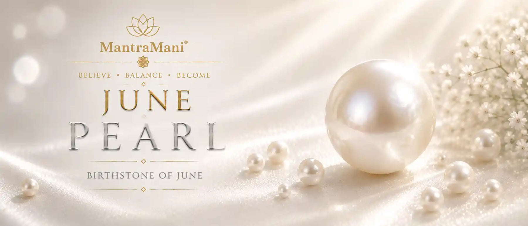 June Birthstone — Pearl Gemstone Jewelry