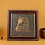 MantraMani® Raw Pyrite Finish Shree Kuber Mantra Frame for Wealth & Good Luck
