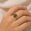 MantraMani® Labradorite Ring: Awaken Your Inner Power & Open Your Third Eye Chakra