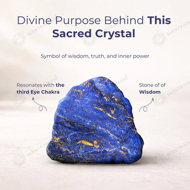 MantraMani® Lapis Lazuli Crystal Tree – Wisdom, Communication & Confidence