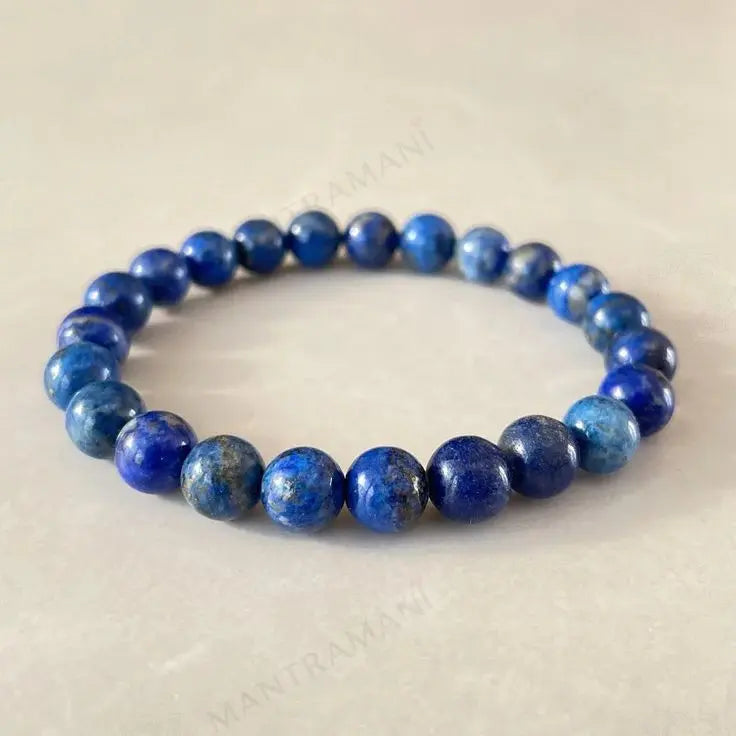 MantraMani® Lapis Lazuli Bracelet – Communication, Intuition & Confidence