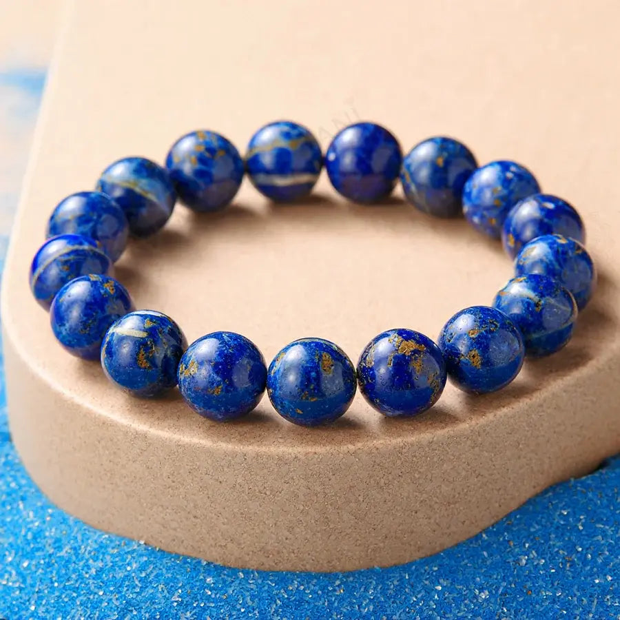 MantraMani® Lapis Lazuli Bracelet – Communication, Intuition & Confidence