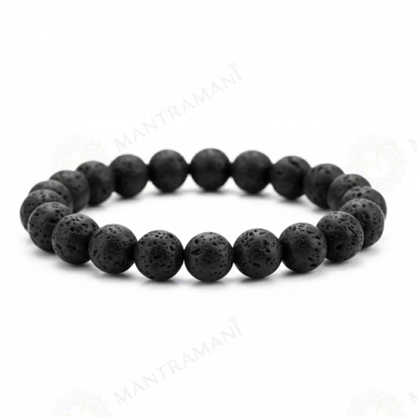 MantraMani® Lava Stone Bracelet – Courage, Strength & Volcanic Grounding