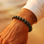 MantraMani® Lava Stone Bracelet – Courage, Strength & Volcanic Grounding