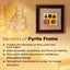 MantraMani® Shree Sampurna Lakshmi Ganesh Yantra Pyrite Frame