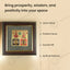 MantraMani® Shree Sampurna Lakshmi Ganesh Yantra Pyrite Frame