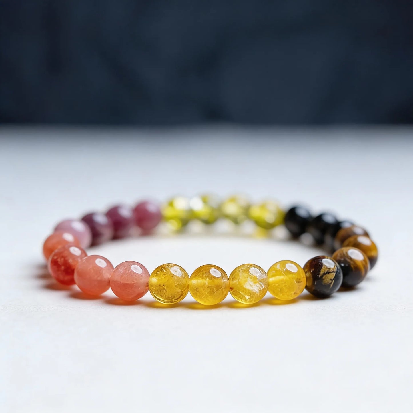 Leo Zodiac Birthstone Crystal Bracelet- Singh Rashi Crystal Bracelet