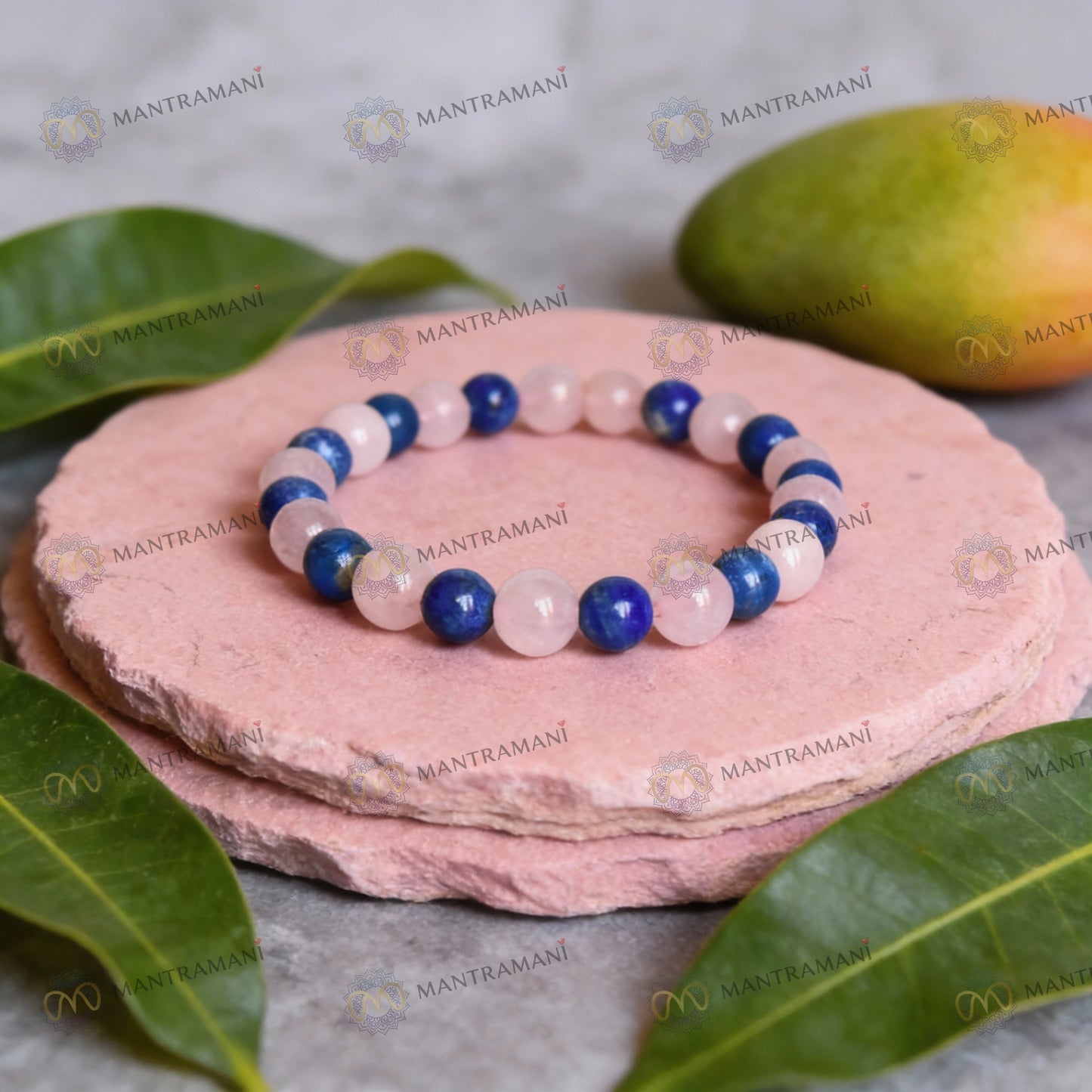 Libra Zodiac Birthstone  Crystal Bracelet- 8 mm- Tula Rashi Crystal Bracelet