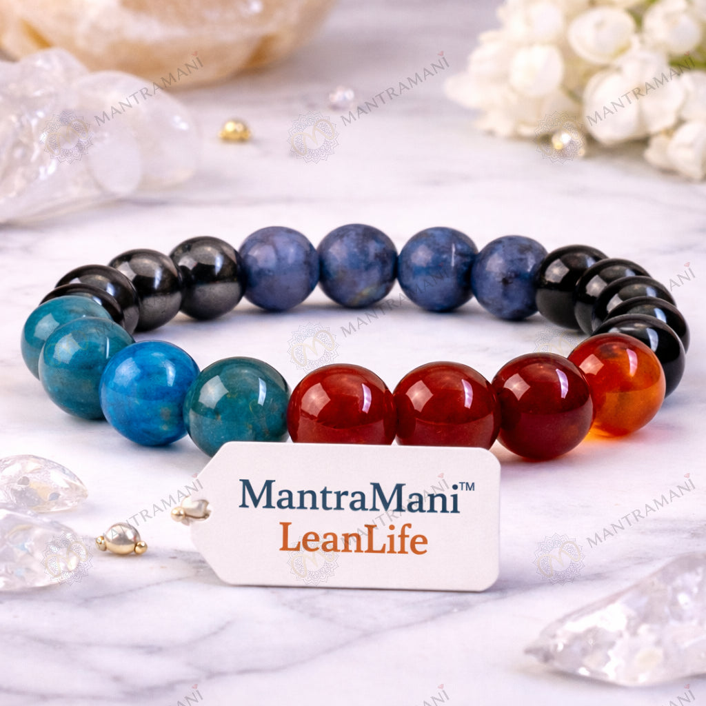 MantraMani® LeanLife – Metabolism Support & Slimming Energy Bracelet for Body Balance, Weight Discipline & Active Lifestyle