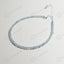 MantraMani® Aquamarine Crystal Anklet - Calm Mind, Good Communication, Emotional Healing