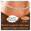 MantraMani® Aquamarine Anklet
