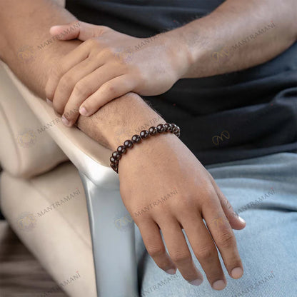 MantraMani® Garnet Bracelet For Prosperity & Grounding