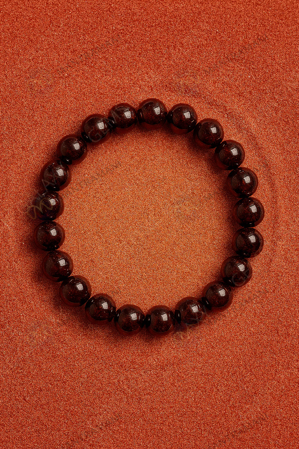 MantraMani® Garnet Bracelet For Prosperity & Grounding