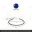 MantraMani® Lapis Lazuli Anklet: Enhancing Intuition and Spiritual Awareness