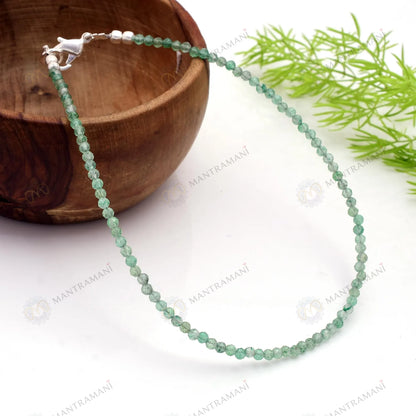 MantraMani® Green Aventurine Anklet : Boost Prosperity & Growth