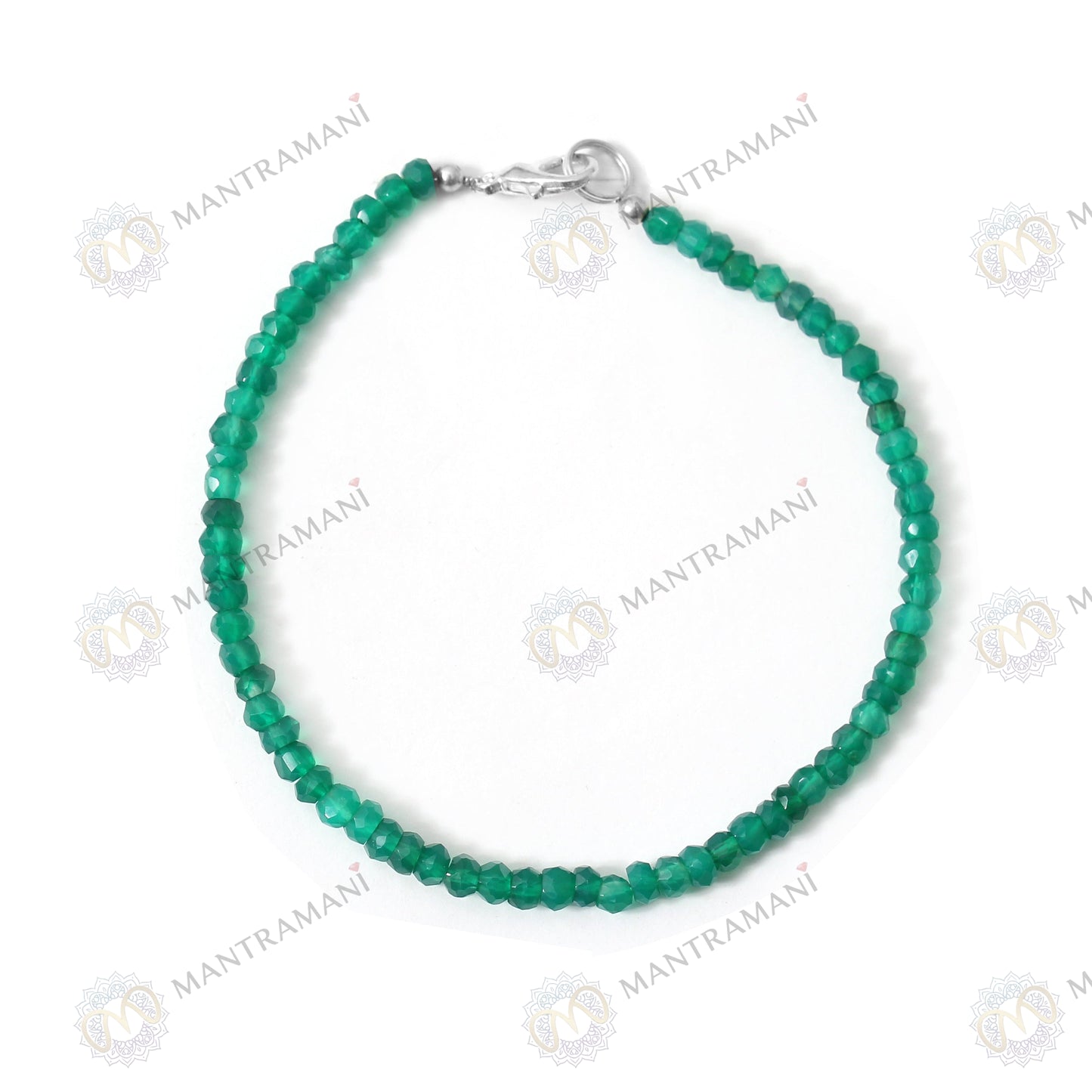 MantraMani® Green Jade Anklet — Luck & Good Fortune • Harmony & Balance • Wealth Attraction & Prosperity