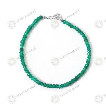 MantraMani® Green Jade Anklet — Luck & Good Fortune • Harmony & Balance • Wealth Attraction & Prosperity