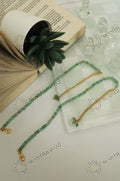 MantraMani® Green Jade Anklet — Luck & Good Fortune • Harmony & Balance • Wealth Attraction & Prosperity