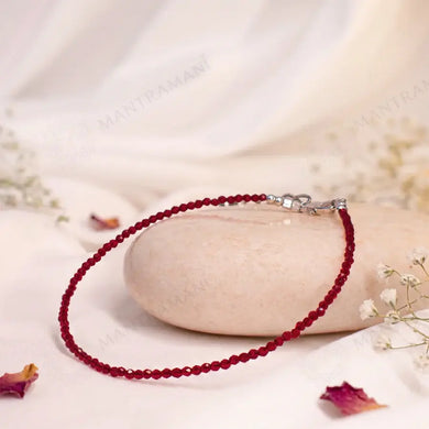 MantraMani® Carnelian Anklets: Supports in Achieving Goals