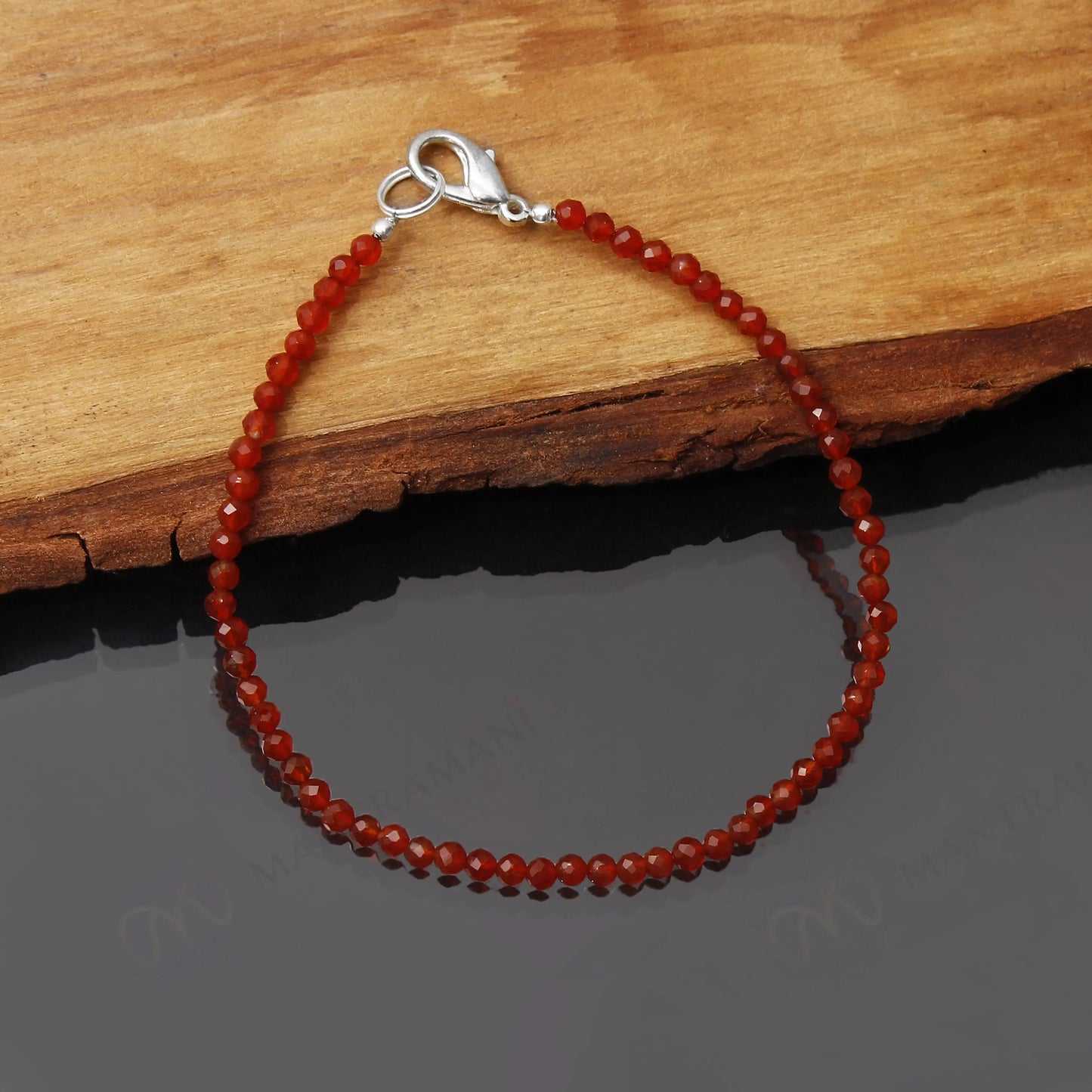 MantraMani® Carnelian Anklets: Supports in Achieving Goals