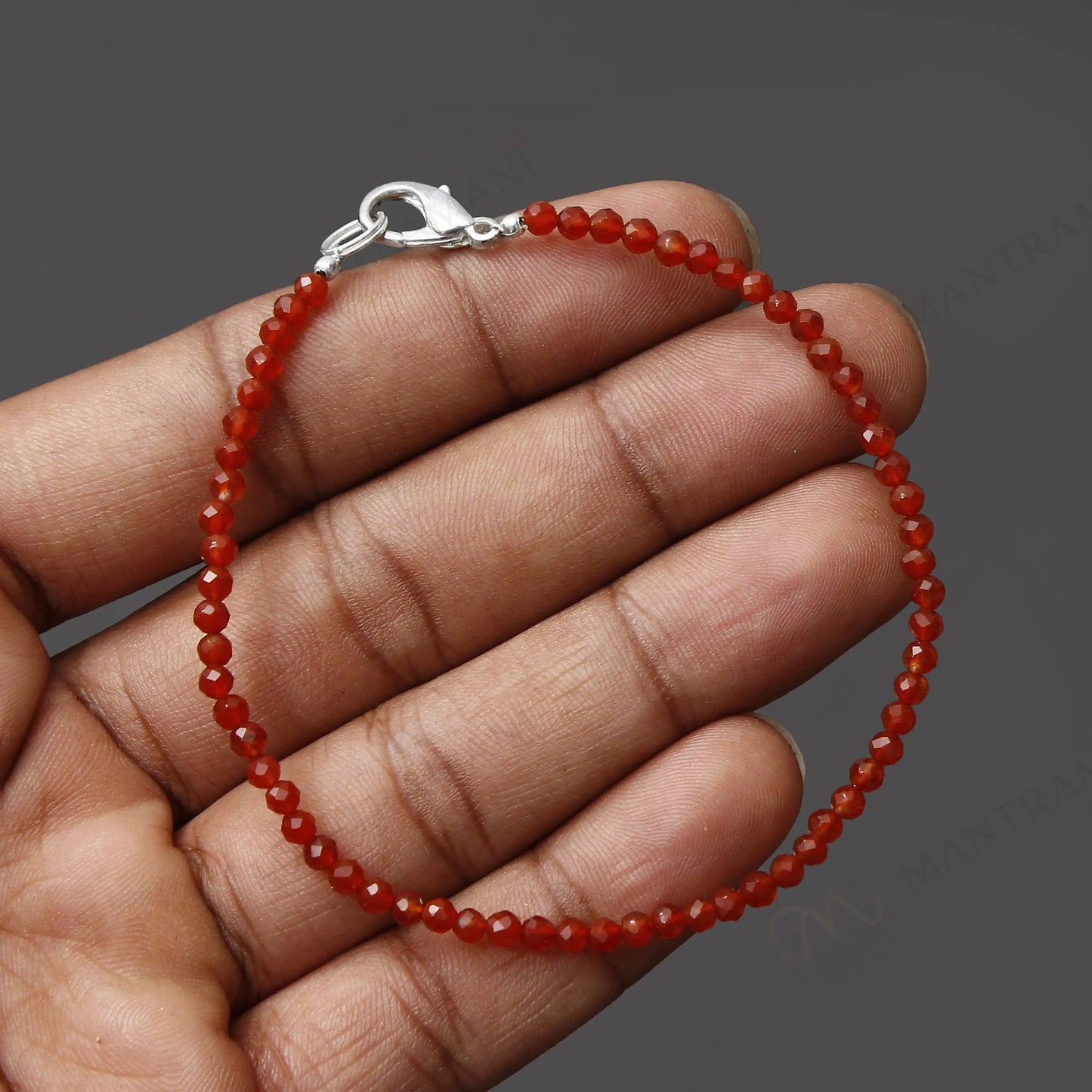 MantraMani® Carnelian Anklets: Supports in Achieving Goals