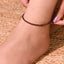 MantraMani® Red Garnet Anklet