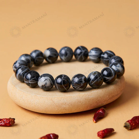 MantraMani® Sulaimani Hakik /Agate Bracelet (Certified) - MantraMani® Authentic Vedic Gemstone