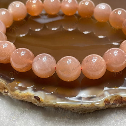 MantraMani® Sunstone Bracelet to Attract Good Luck