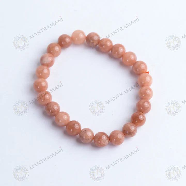 MantraMani® Sunstone Bracelet to Attract Good Luck