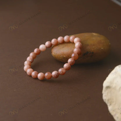 MantraMani® Sunstone Bracelet to Attract Good Luck