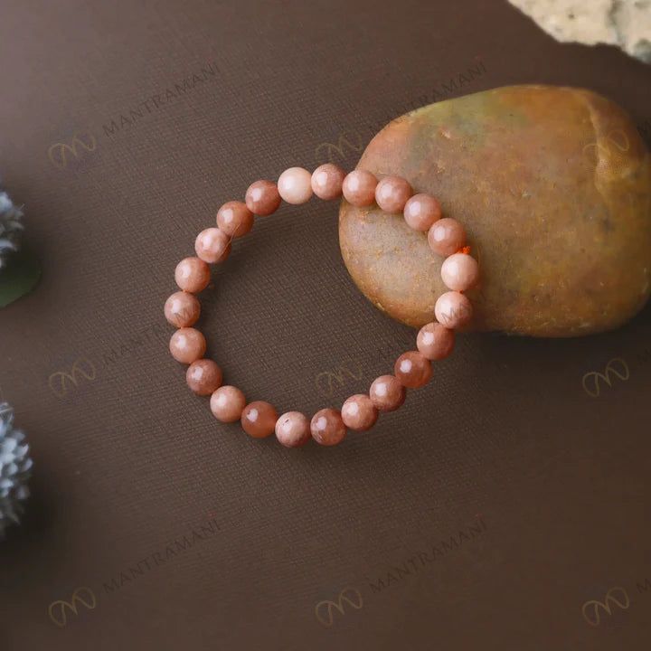 MantraMani® Sunstone Bracelet to Attract Good Luck