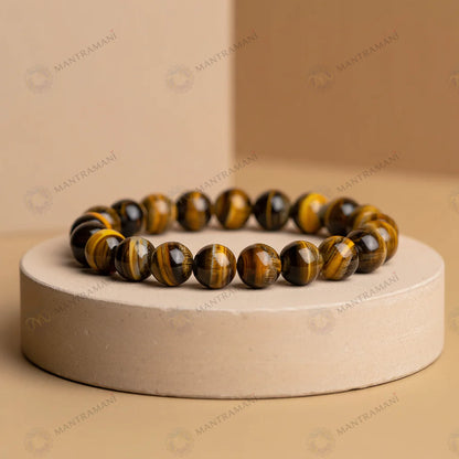 MantraMani® Tiger Eye  Bracelet – Strength, Courage & Grounded Confidence