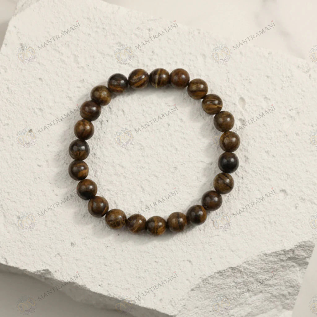 MantraMani® Tiger Eye  Bracelet – Strength, Courage & Grounded Confidence