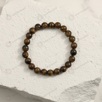 MantraMani® Tiger Eye  Bracelet – Strength, Courage & Grounded Confidence