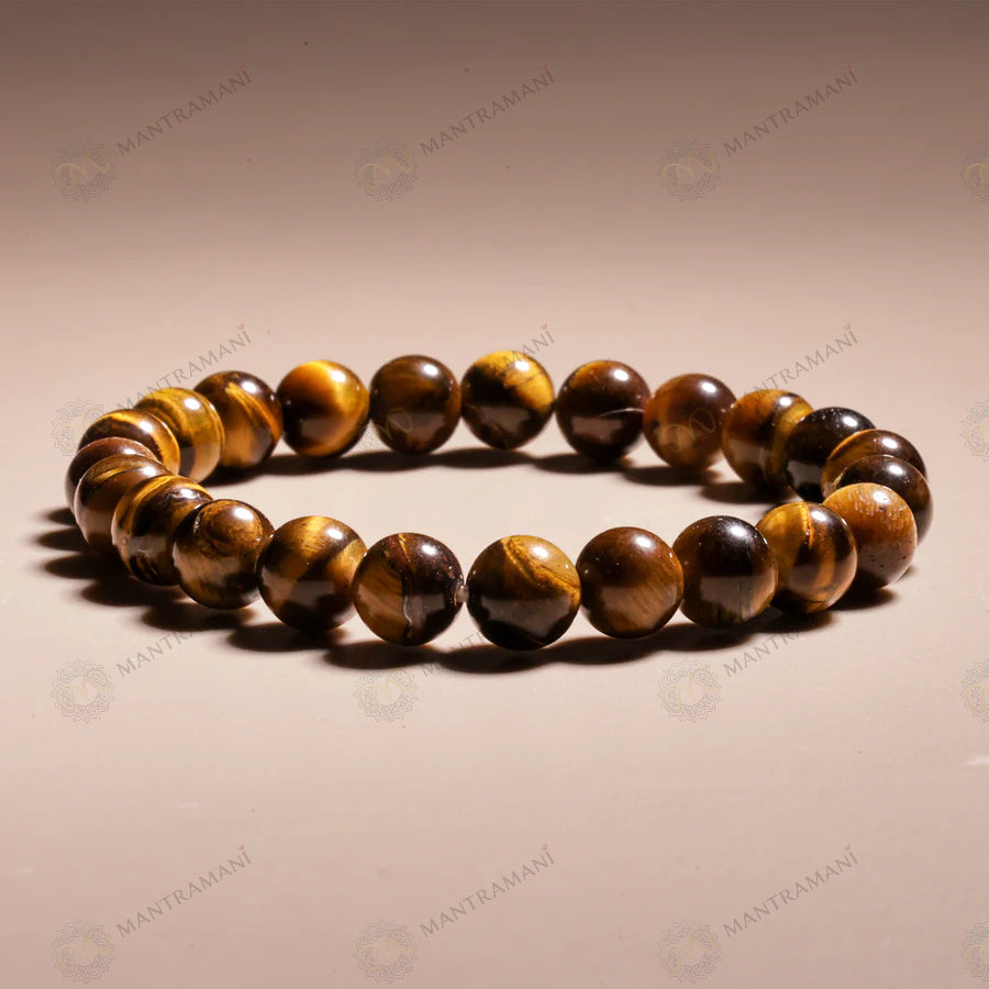 MantraMani® Tiger Eye  Bracelet – Strength, Courage & Grounded Confidence