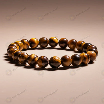 MantraMani® Tiger Eye  Bracelet – Strength, Courage & Grounded Confidence
