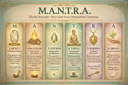 MantraMani™ Aura Solis | Crystal Bracelet for Balance, Protection & Energy Alignment