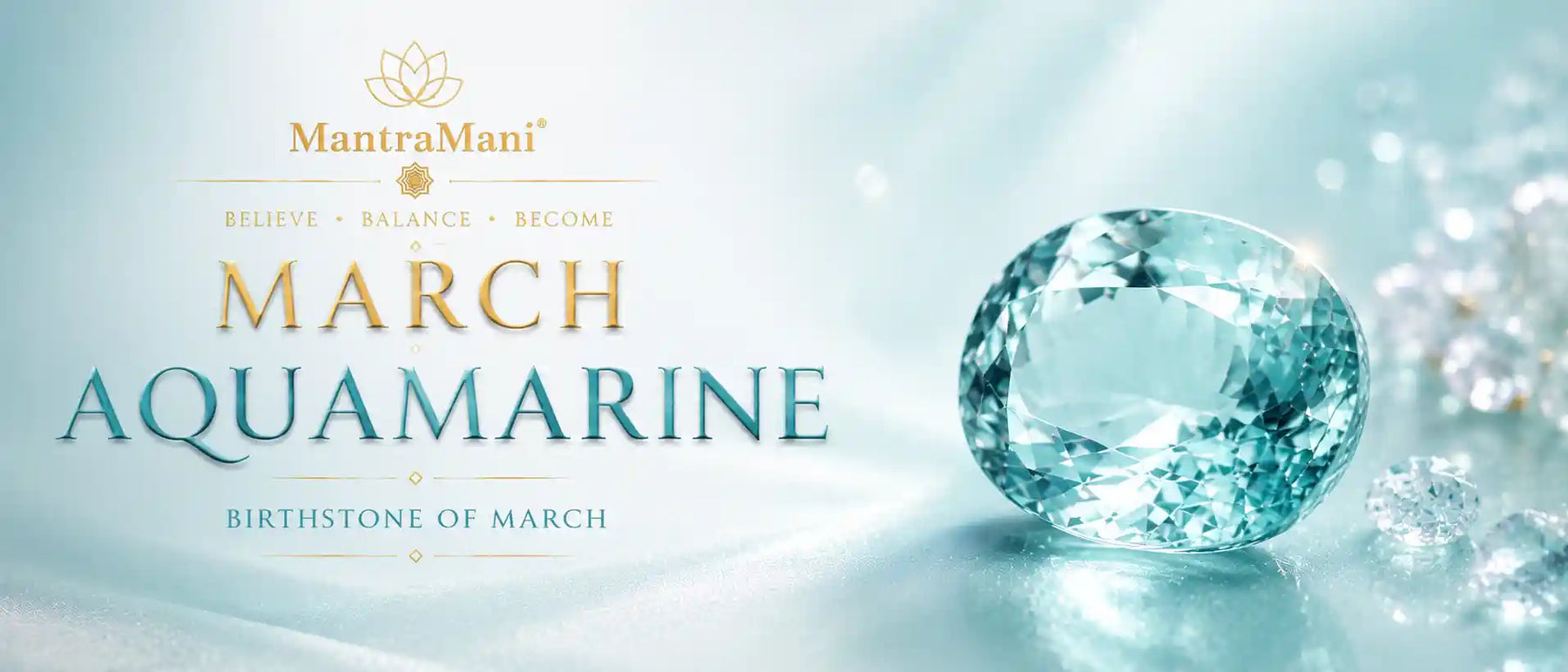 March Birthstone — Aquamarine Gemstone Jewelry