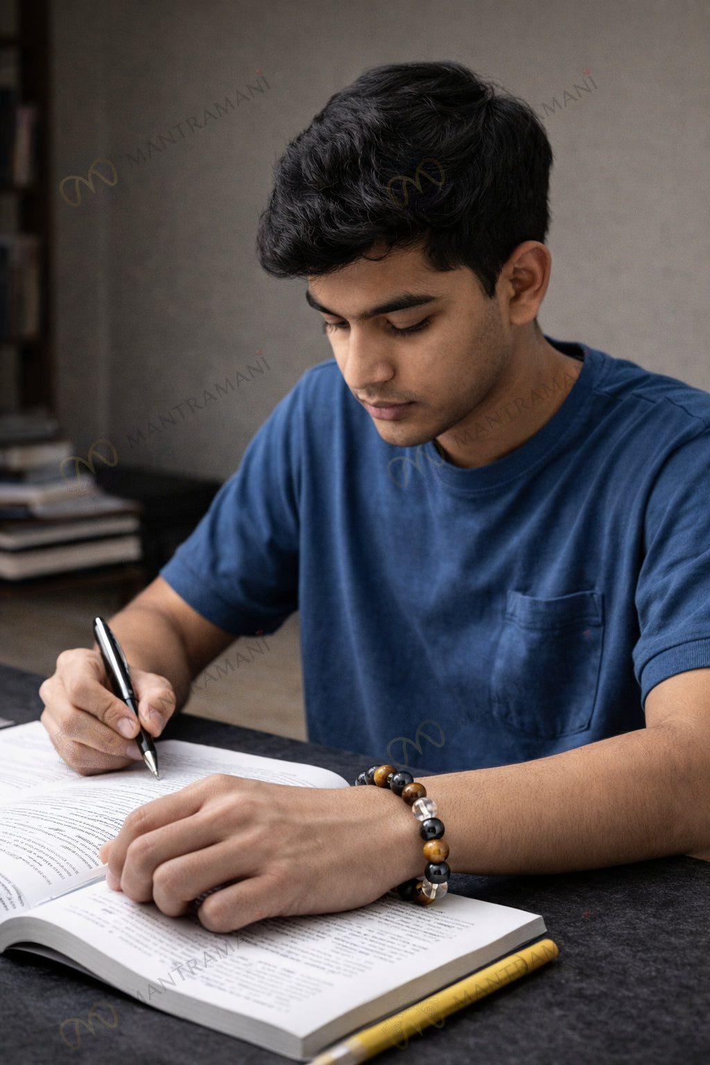 MantraMani® MeritCore™ — Focus & Stability Bracelet for Government Job Aspirants