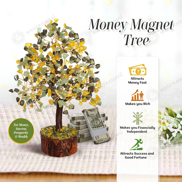 MantraMani® Money Magnet Tree – Wealth Attraction, Income Growth & Prosperity