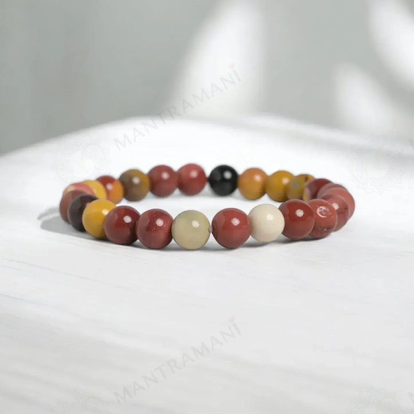 MantraMani® Mookaite Jasper Bracelet – Grounding, Strength & Vitality